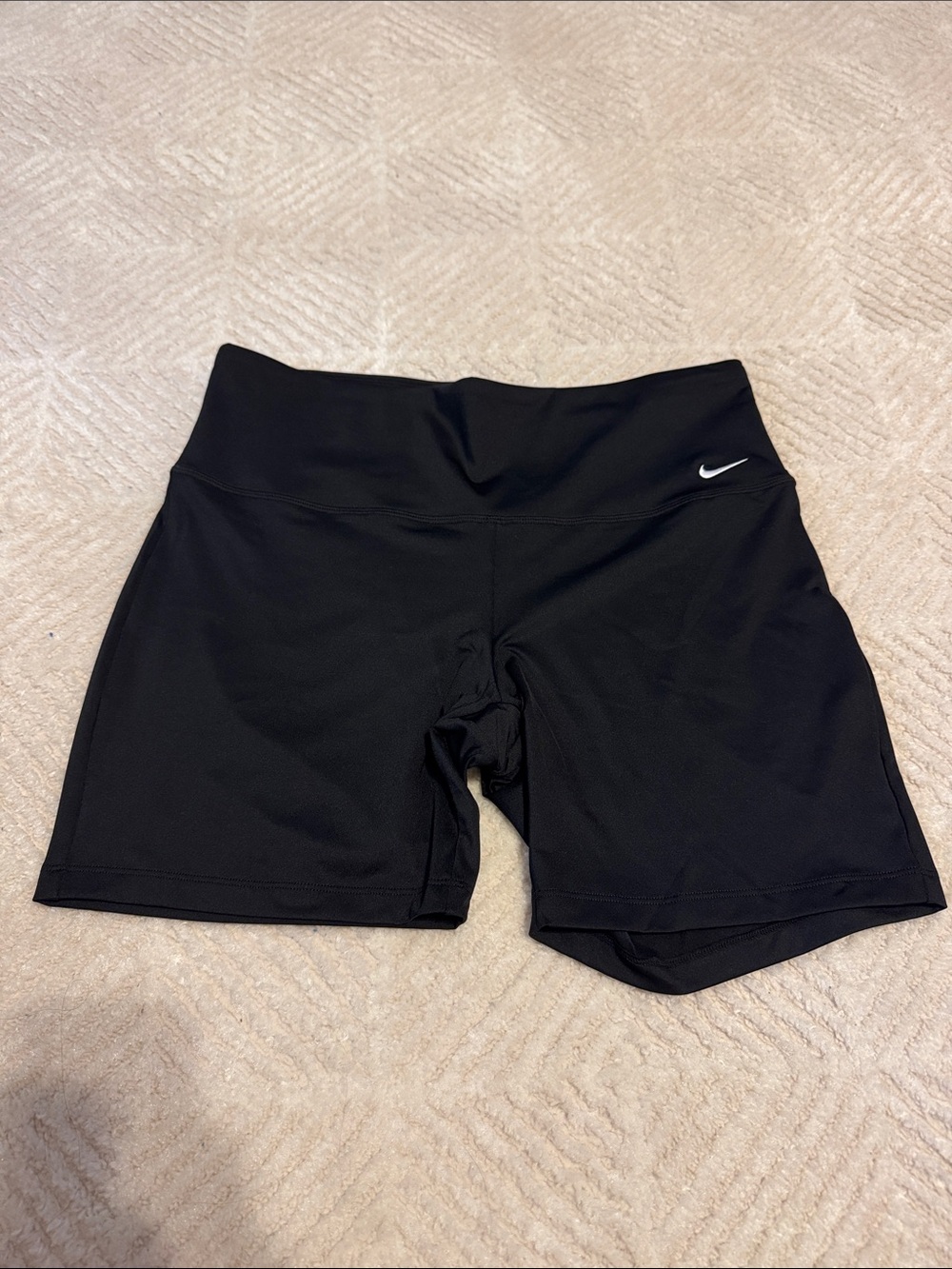 Nike Black High-Rise Athletic Bike Shorts Swim Cover shorts